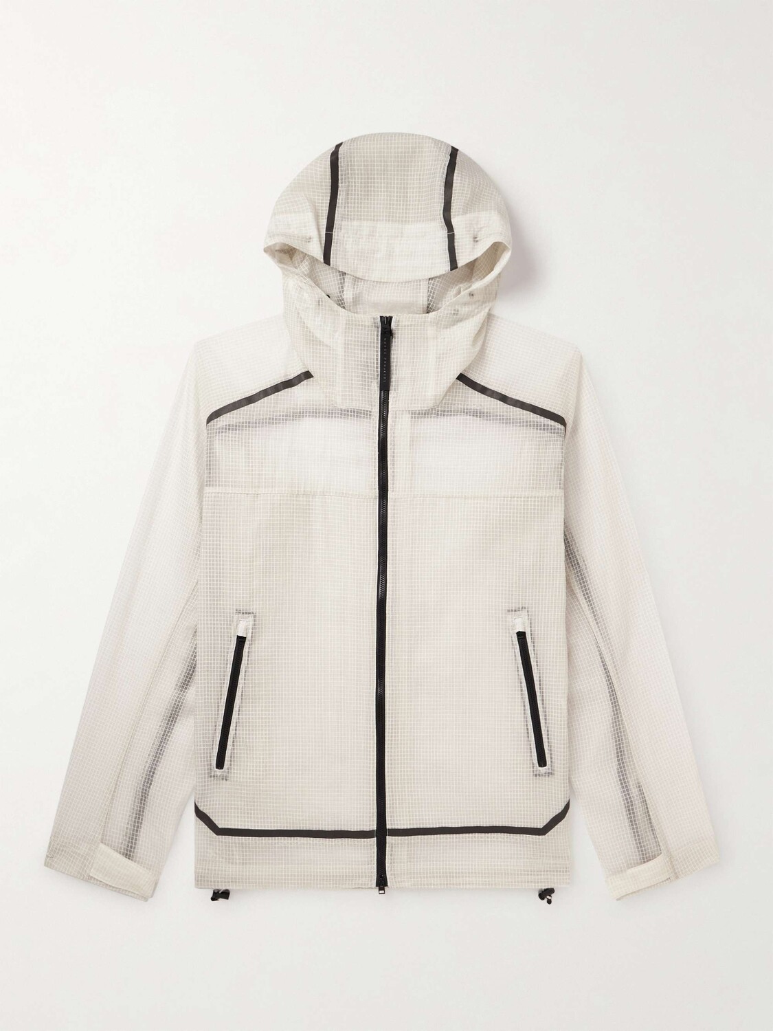 

Клетчатая куртка из рипстопа с капюшоном NORSE PROJECTS ARKTISK, серый