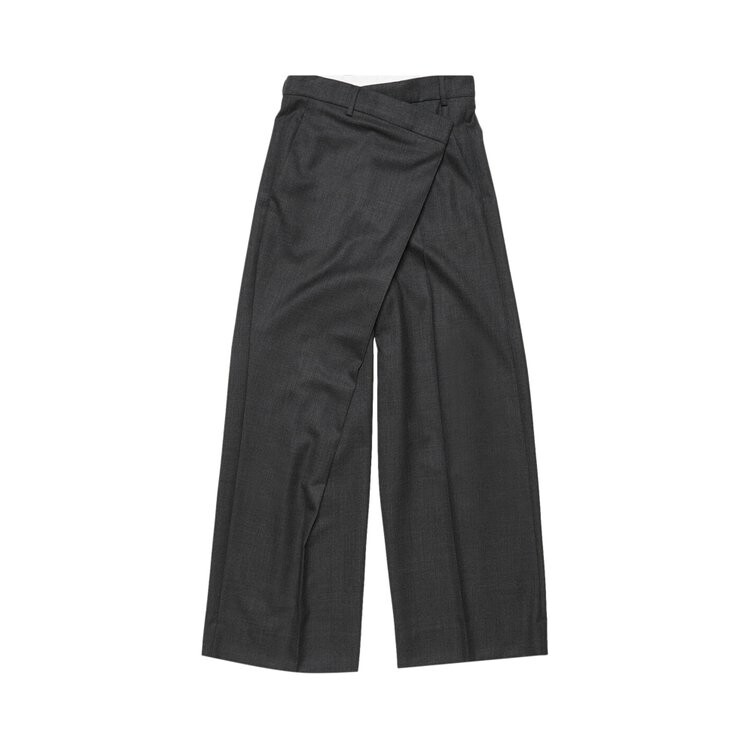 

Брюки Acne Studios Tailored Wrap Trouser, серый