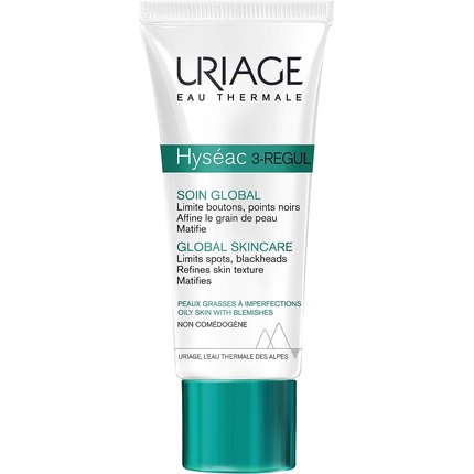 Hyseac 3-Regul Global Skincare 40 мл, Uriage крем для лечения кожи лица hyséac 3 regul cuidado global triple acción uriage 40 мл