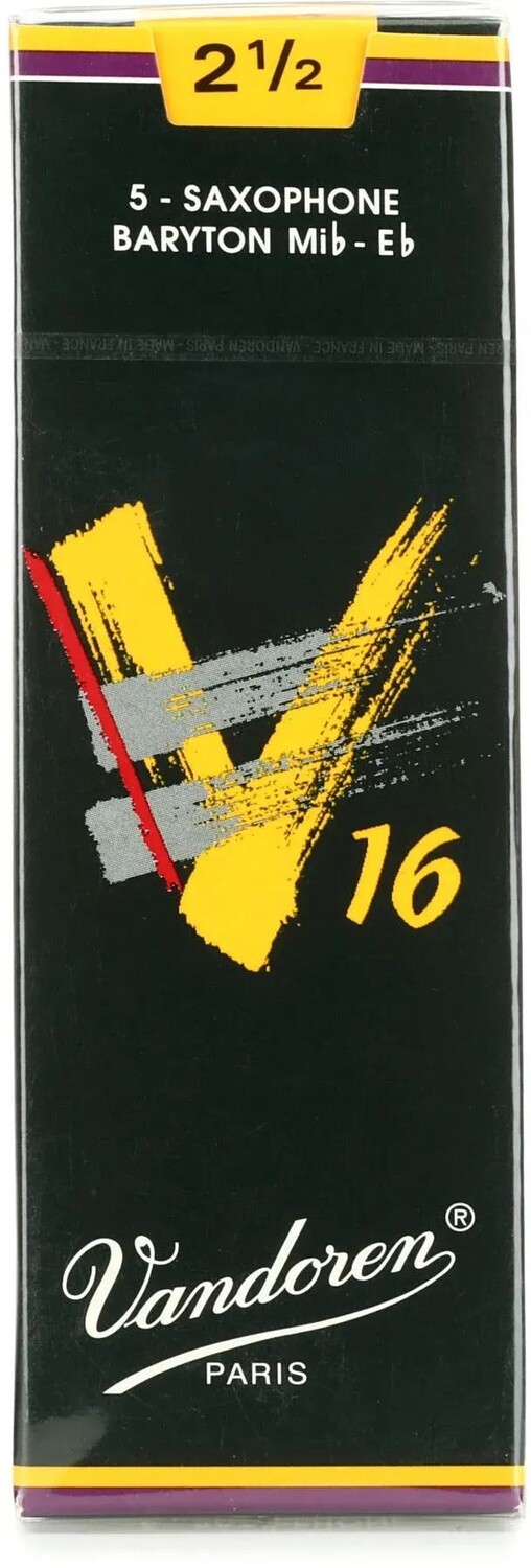 

Vandoren SR7425 — Трости для баритон-саксофона V16 — 2,5 (5 шт.)