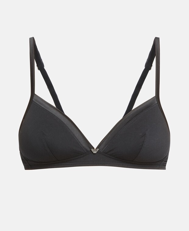 

Мягкий бюстгальтер Emporio Armani, черный