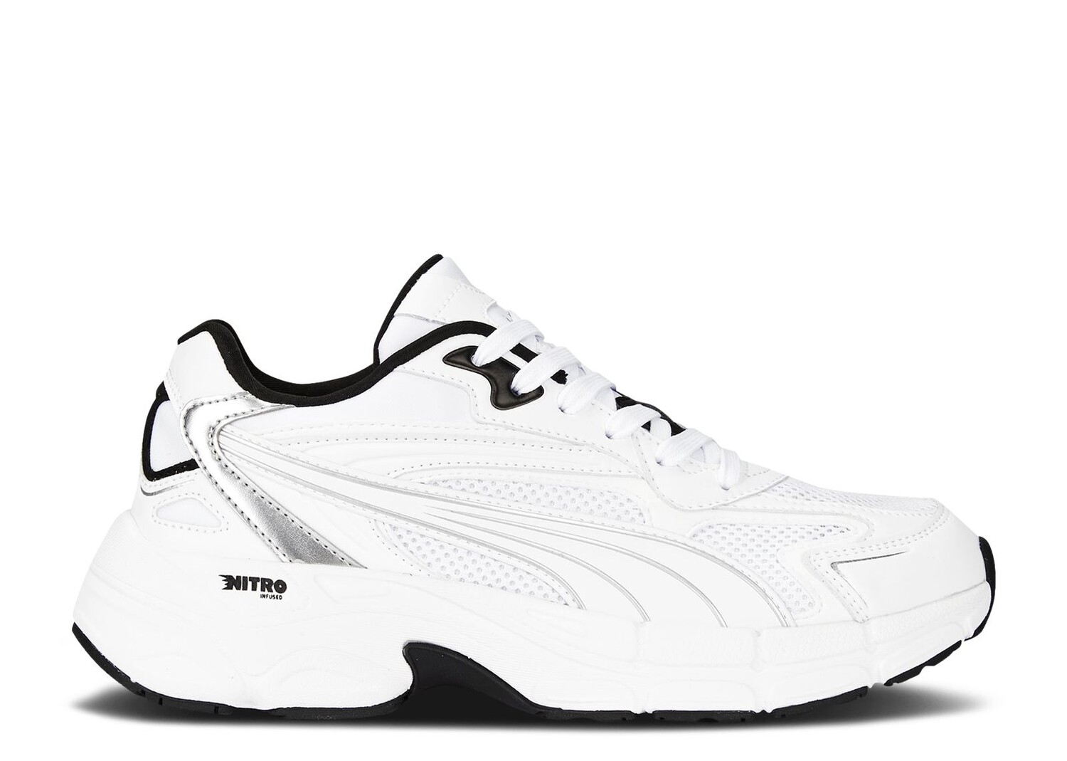 

Кроссовки Puma Wmns Teveris Nitro 'Metallic - White Black', белый