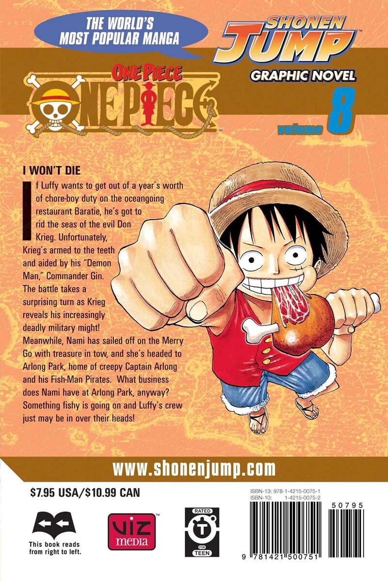 

Манга One Piece Manga Volume 8