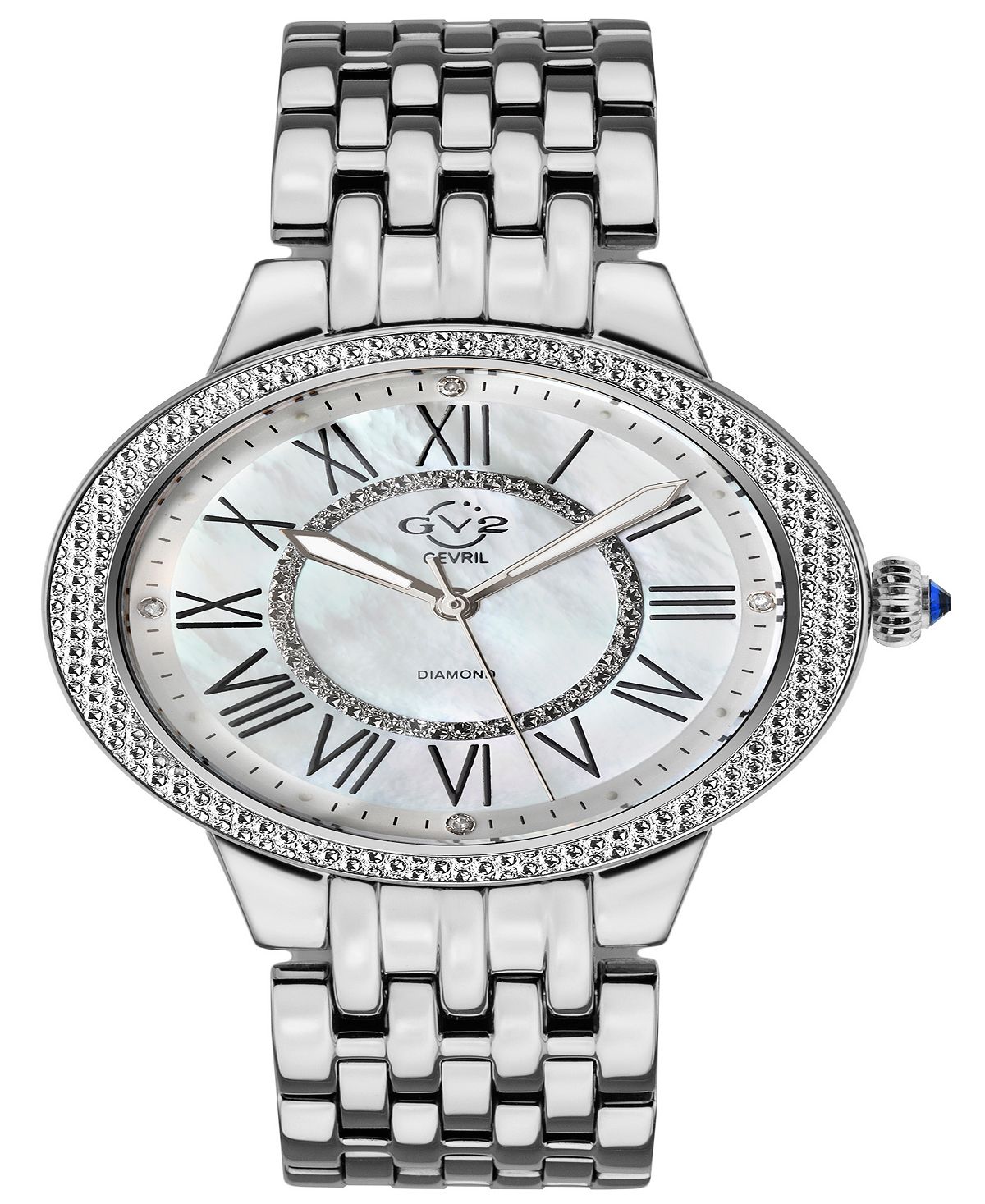 Женские часы Astor II швейцарские кварцевые серебристого цвета с браслетом из нержавеющей стали 38 мм Gevril женские часы olympia серебристого цвета из нержавеющей стали 38 мм jbw