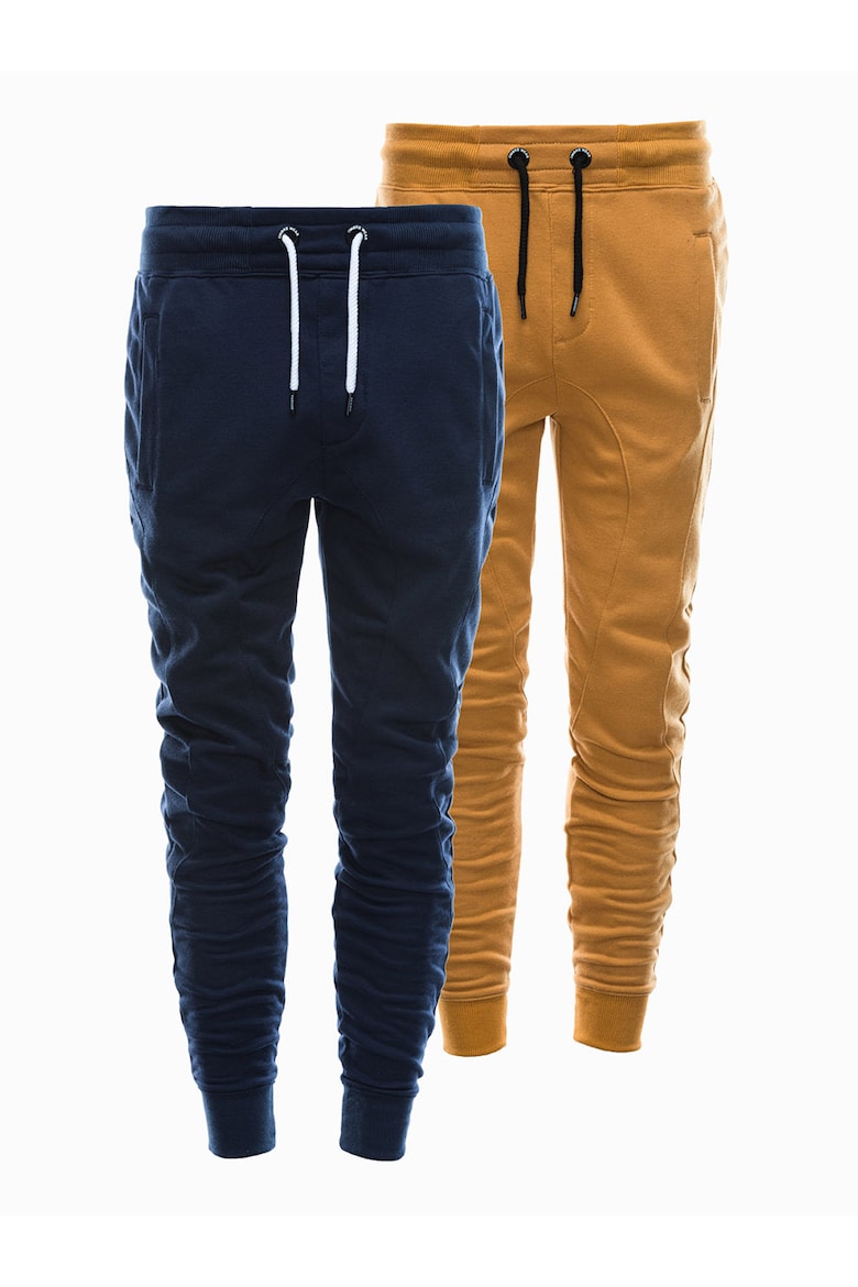 Спортивные брюки с боковыми карманами - 2 пары Ombre, синий