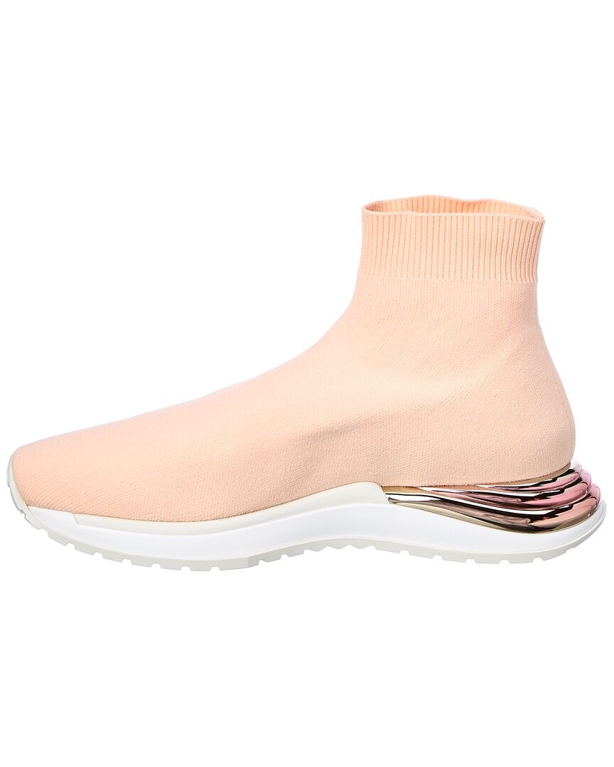 

Трикотажные кроссовки-носки Salvatore Ferragamo Ninette, розовый