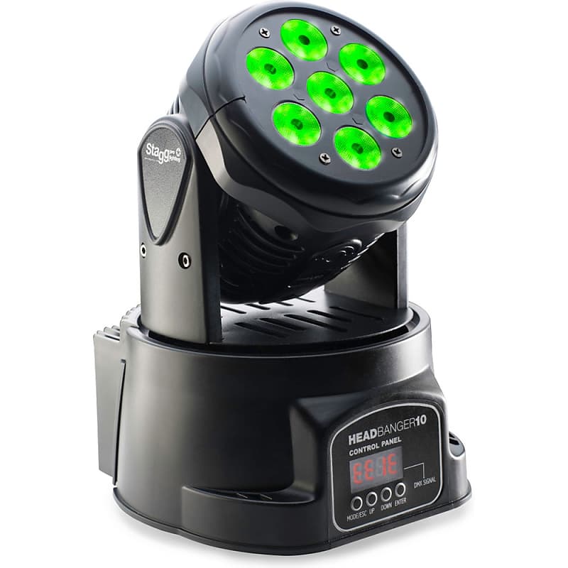 цена Светодиодный светильник Stagg SLI MHW HB10-1 LED Head Banger Moving Head Light