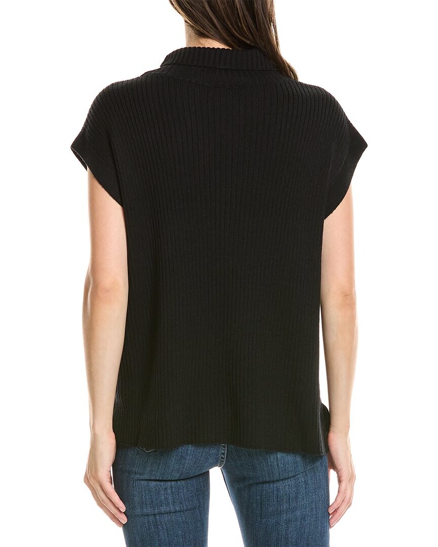 

EILEEN FISHER Шерстяной свитер с высоким воротником, черный
