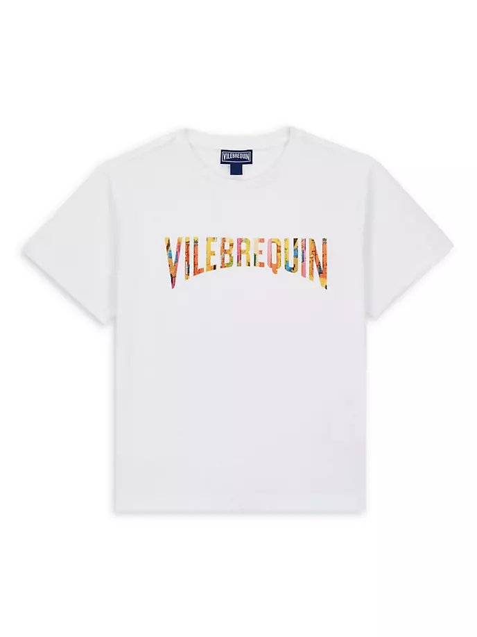 

Футболка из солнечного джерси Little Boy's & Boy's Vilebrequin, цвет blanc