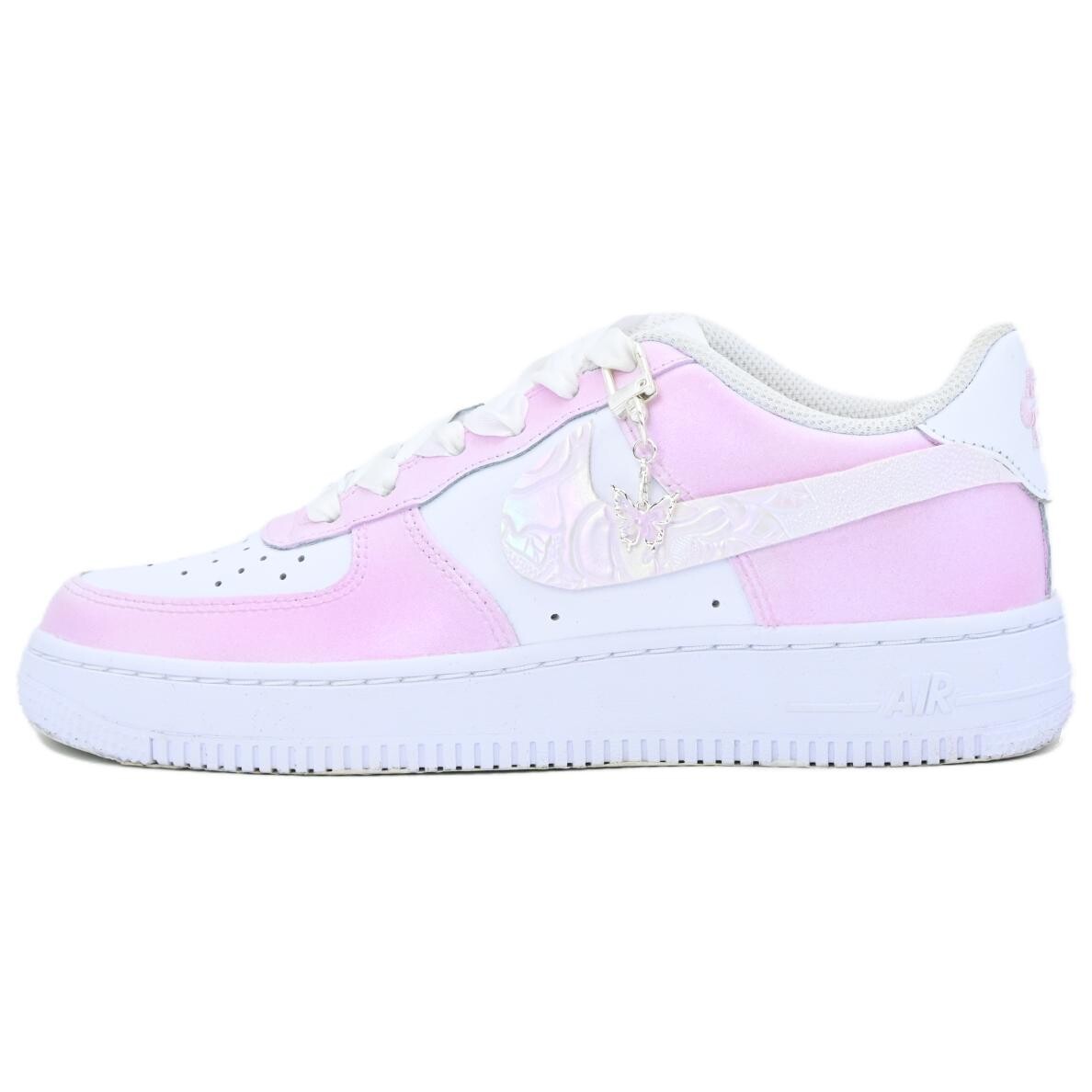 

Кроссовки Nike Air Force 1 Skateboarding Shoes Women's Low-top Pink, розовый