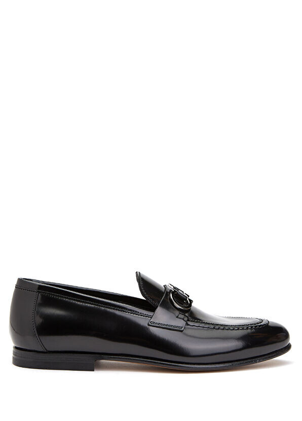 

Мужские кожаные лоферы с логотипом Ferragamo, черный