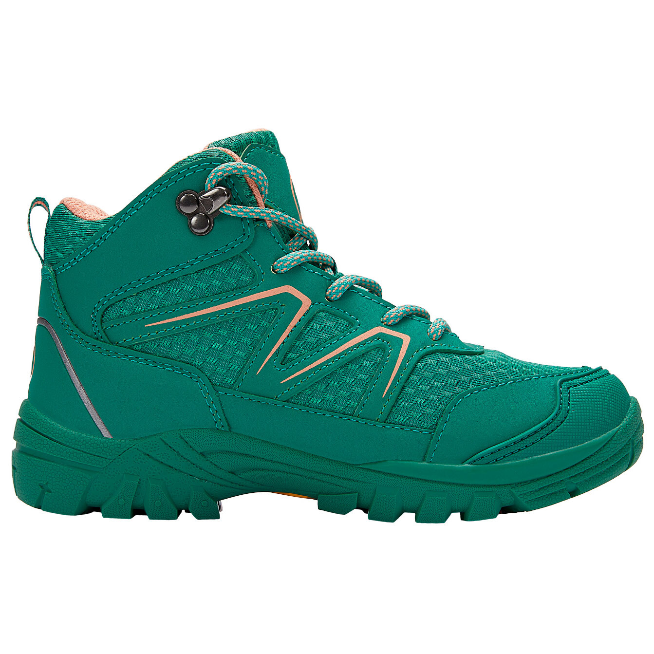 

Ботинки для прогулки Trollkids Kid's Skarvan Hiker Mid, цвет Leaf Green/Dahlia