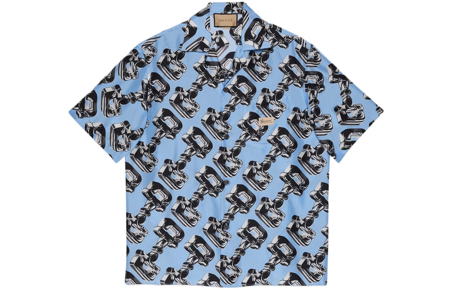 

Мужская рубашка GUCCI, цвет Blue
