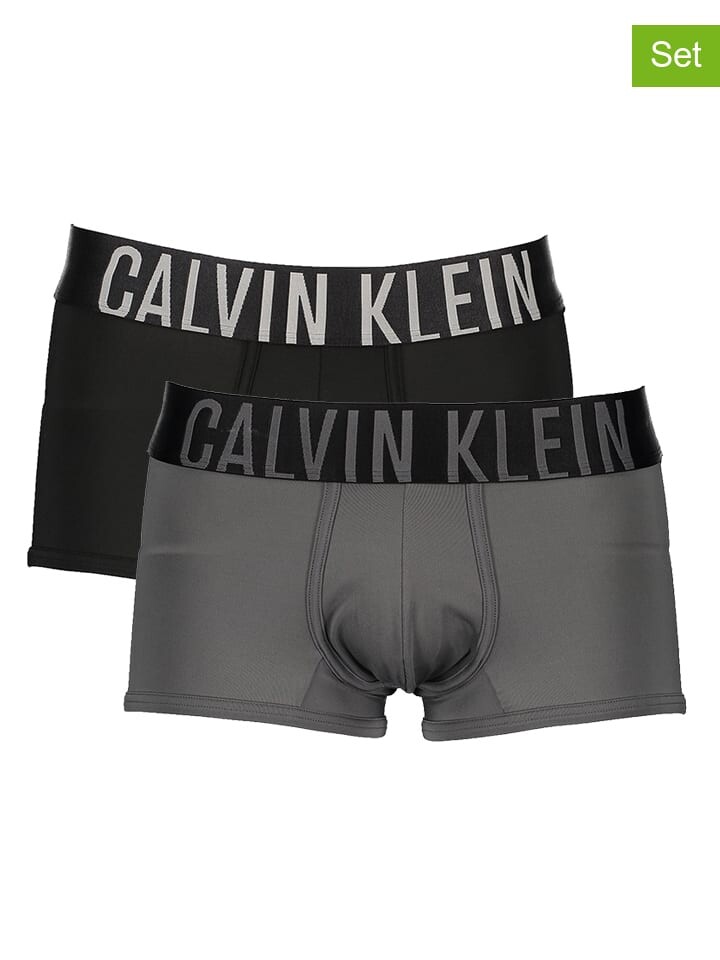 

Боксеры CALVIN KLEIN UNDERWEAR 2er Set, цвет grau/schwarz