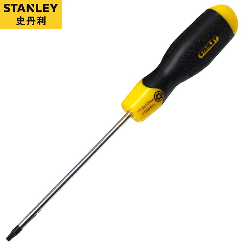 Отвертка Stanley с центральным отверстием. Отвертка с головкой Torx. Звездчатая отвертка TT20x120 мм 65-150-0-23.