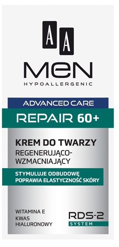 AA Men Advanced Care 60+ крем для лица, 50 ml