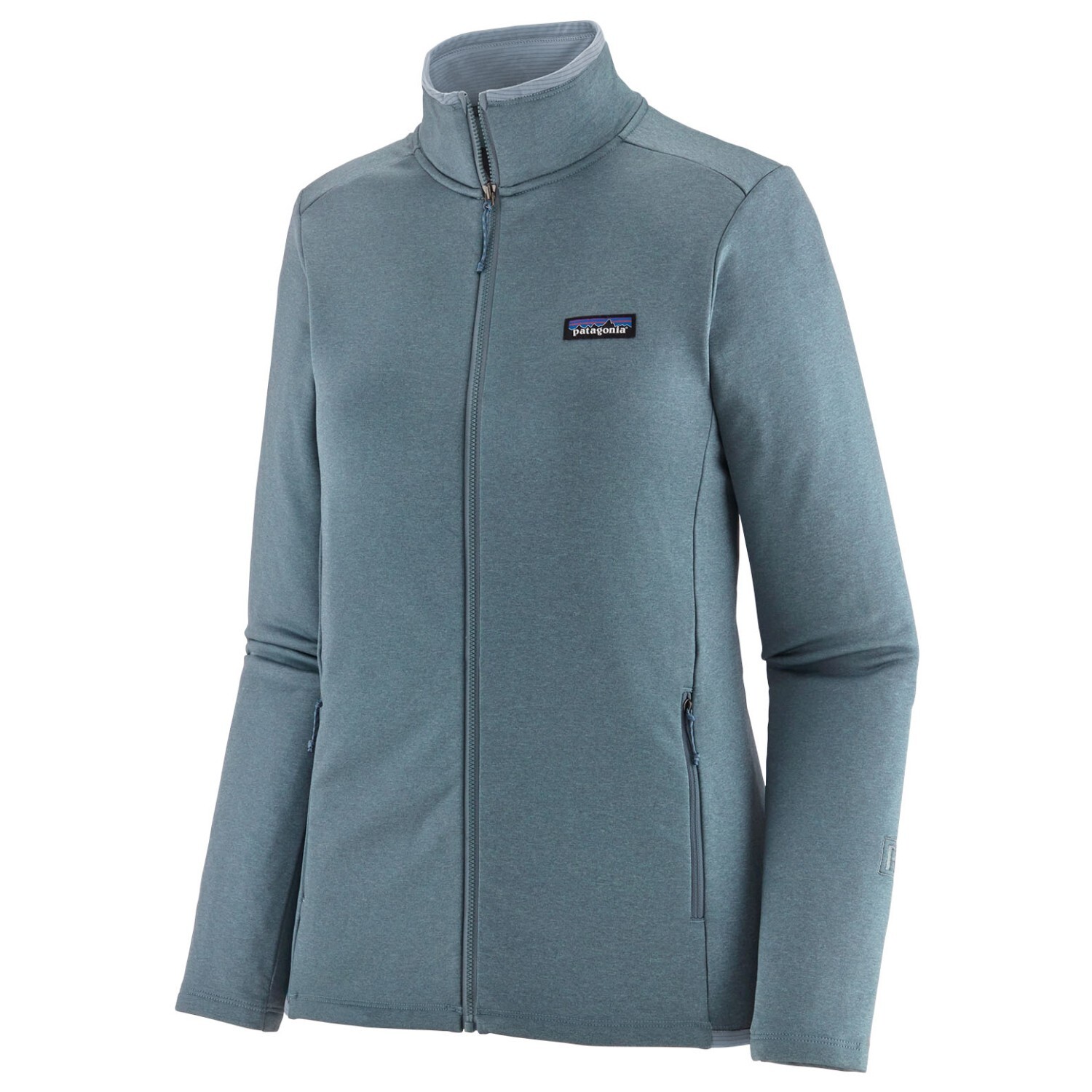 

Флисовая жилетка Patagonia Women's R1 Daily, цвет Light Plume Grey/Steam Blue X Dye