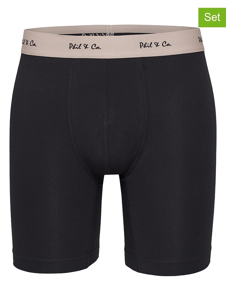 

Боксеры Phil & Co Berlin 3er Set, цвет beige/schwarz/weiß