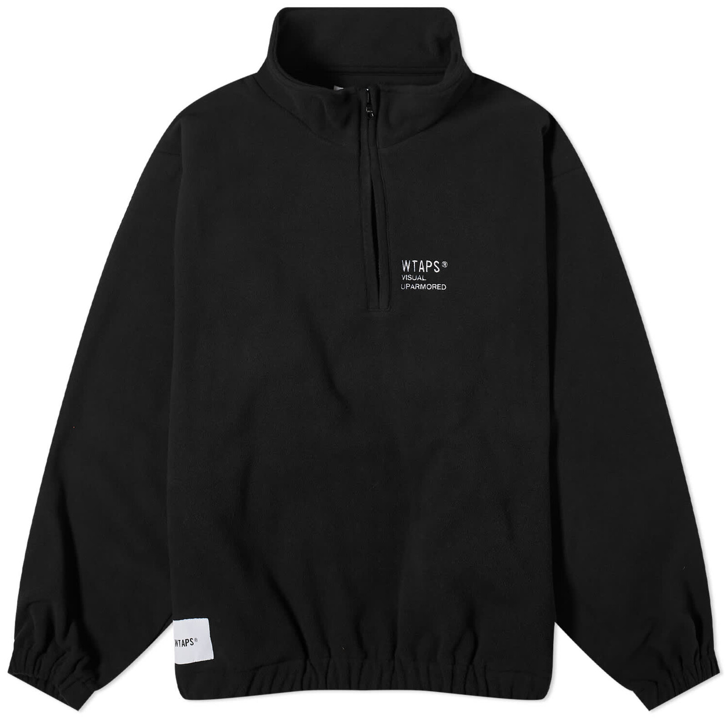 Флис Wtaps 33 Quarter Zip, черный