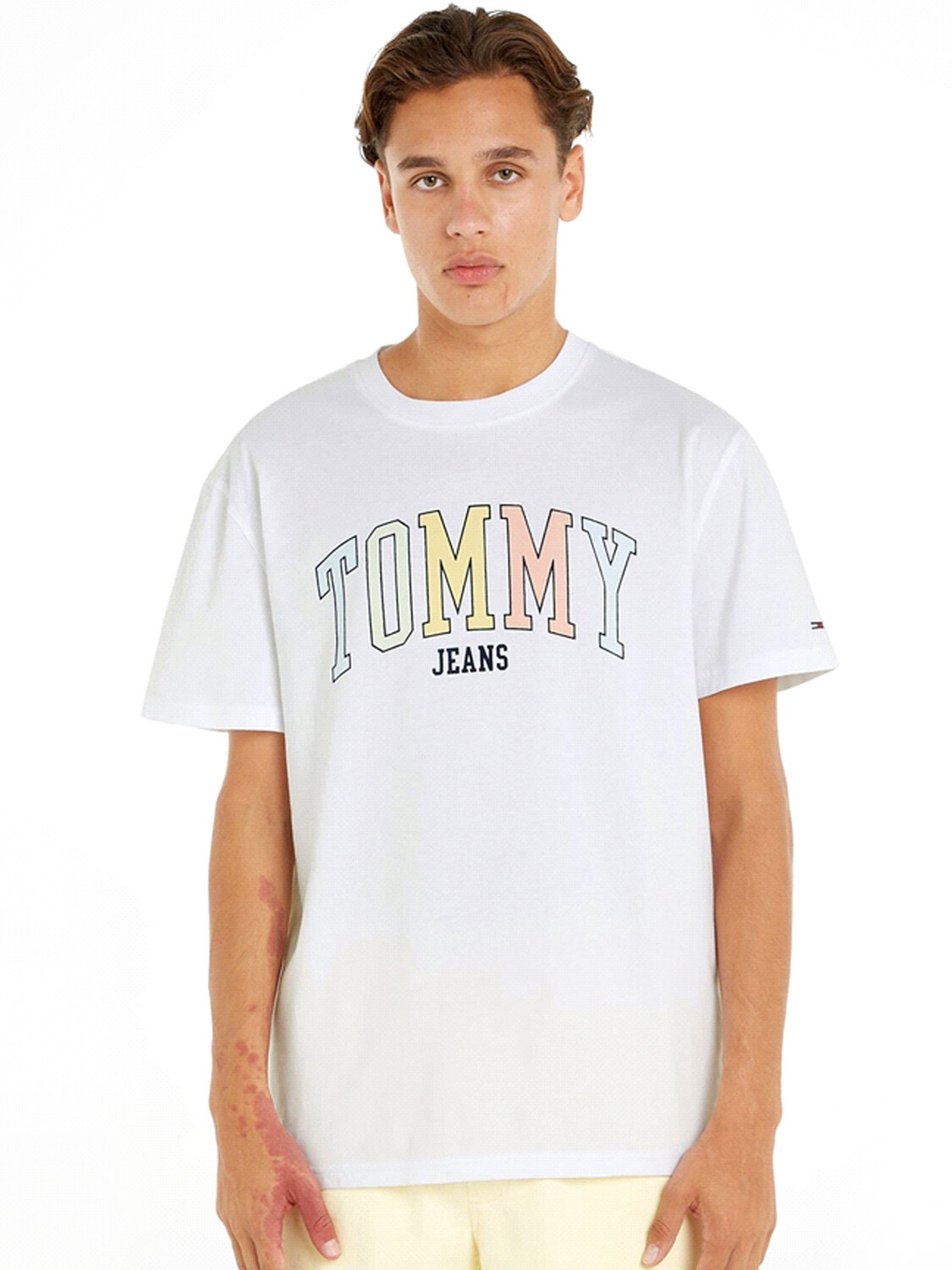 

Tommy JEANS Футболка классического кроя, белый