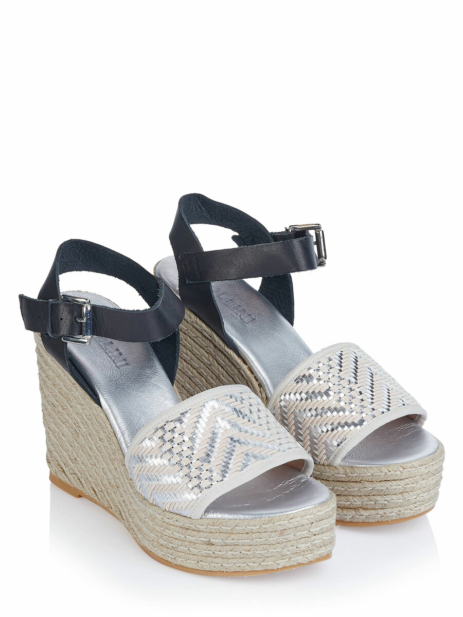 

Сандалии Pollini, серебряный