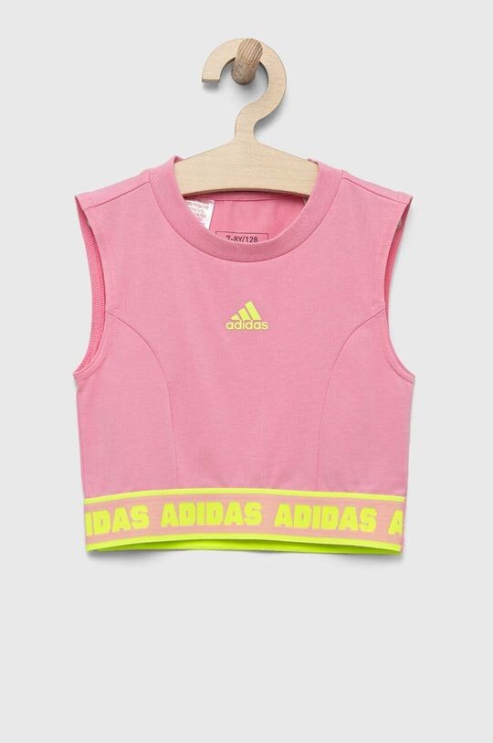 

Детский топ adidas JG D TANK, розовый
