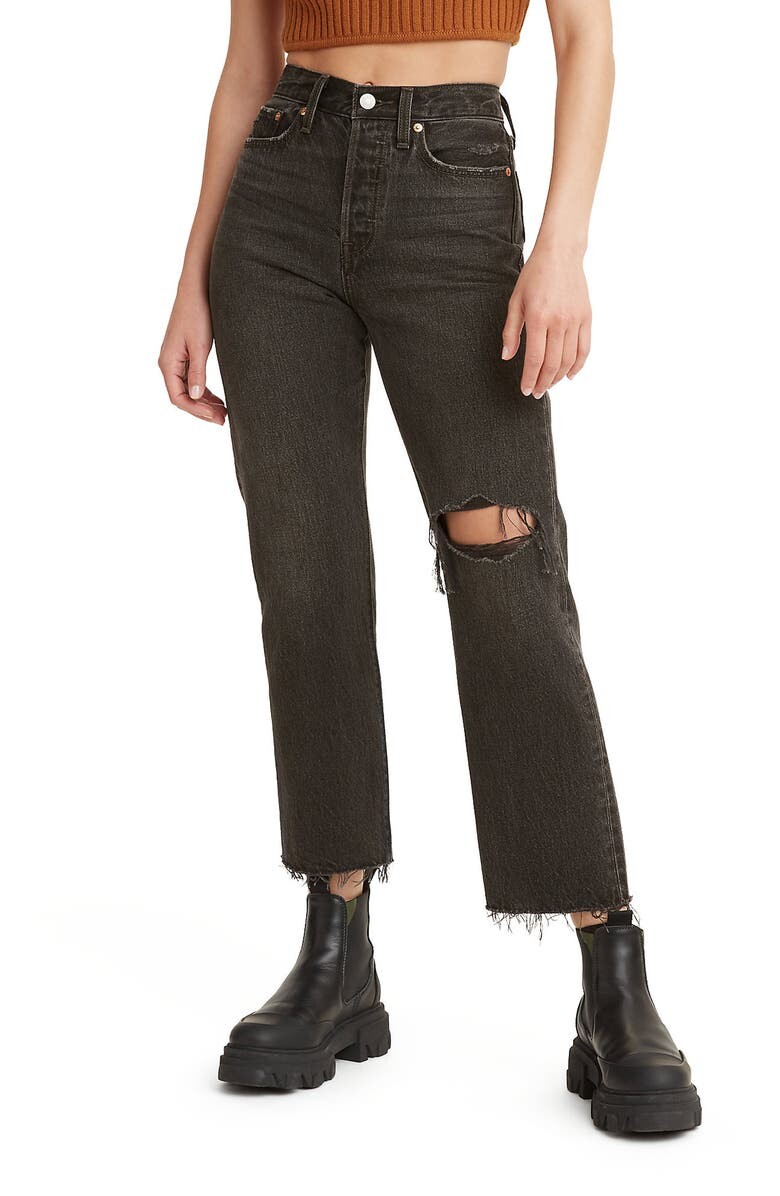 

Джинсы прямого кроя с завышенной талией Wedgie LEVIS
