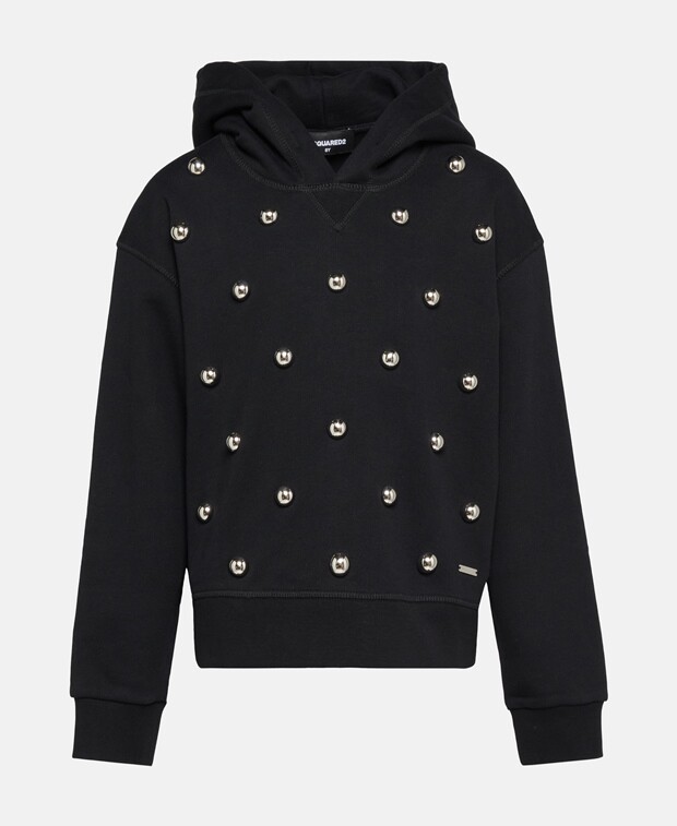 

Худи с капюшоном Dsquared2, черный