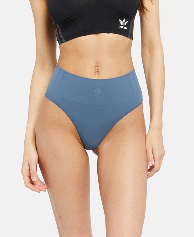 

Стринги, упаковка 2 шт. adidas, цвет Slate Blue