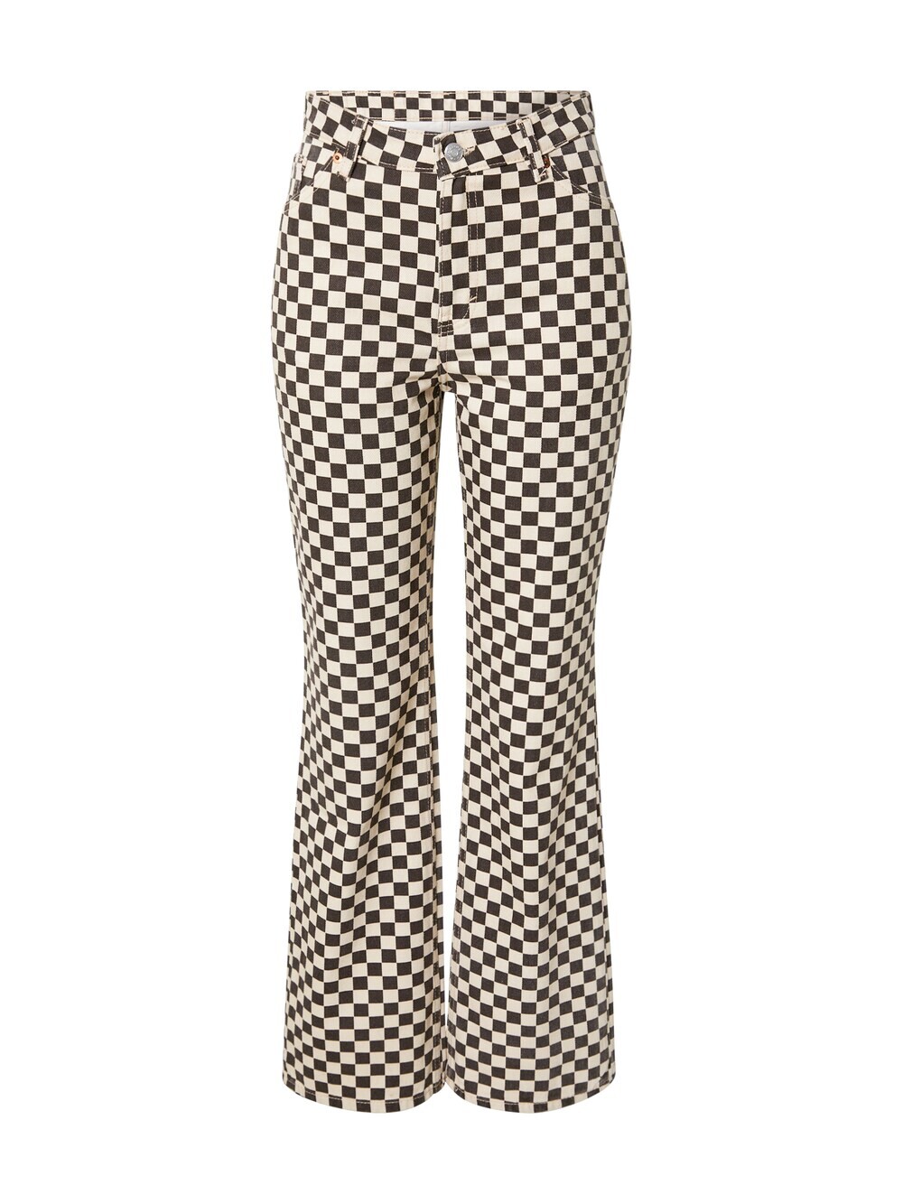 

Расклешенные джинсы Monki, капучино