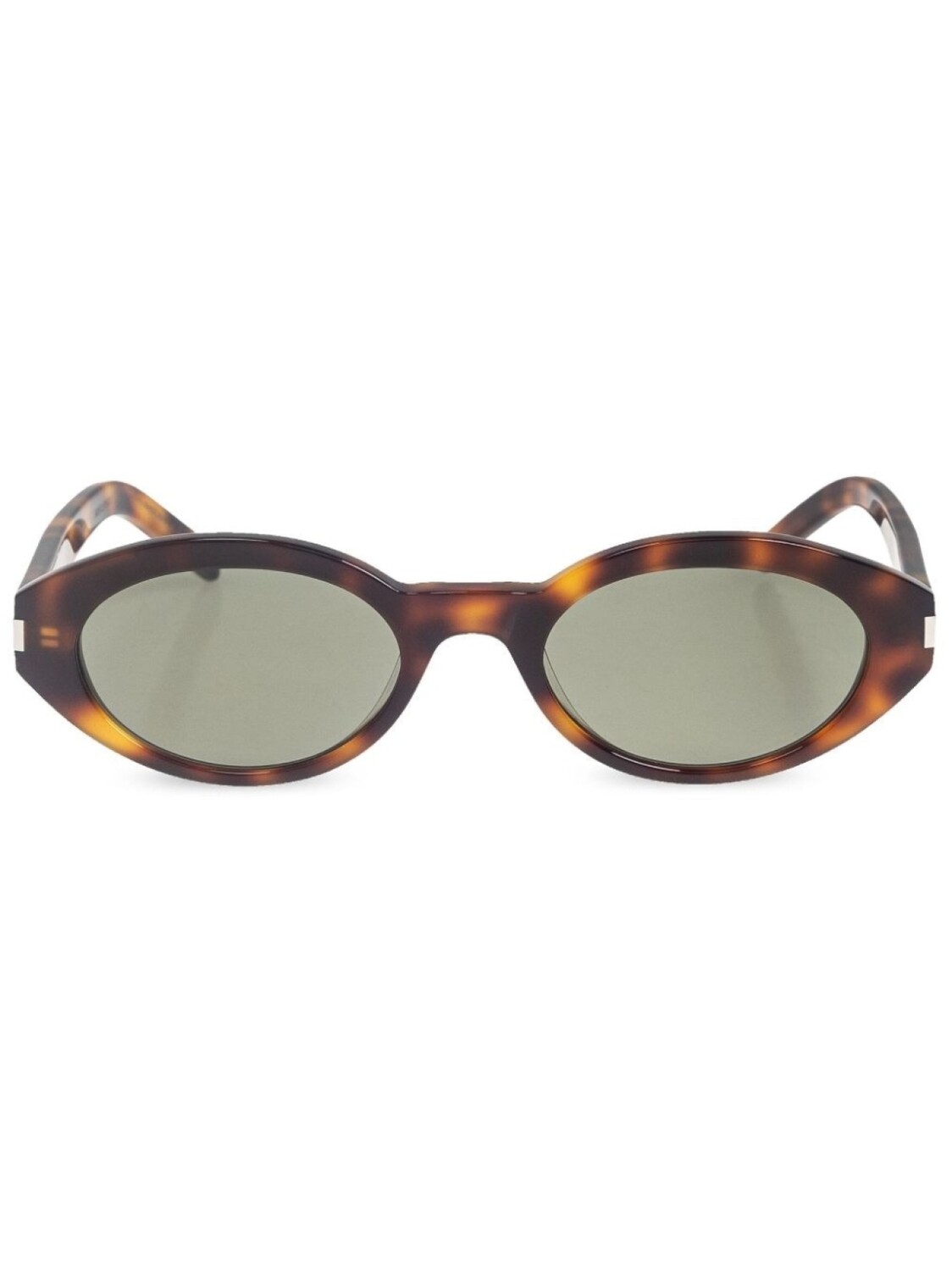 

Солнцезащитные очки Saint Laurent Eyewear в овальной оправе, коричневый