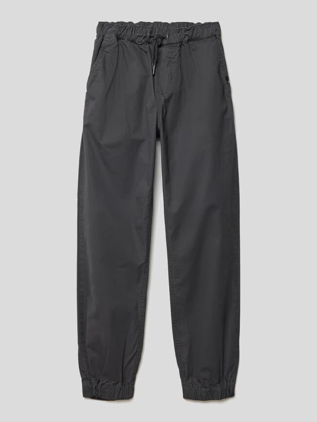 

Тканевые брюки с эластичными манжетами Quiksilver, графит