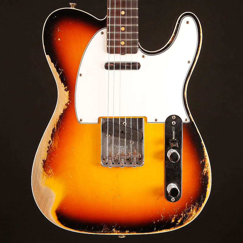 Электрогитара Fender Custom Shop 1964 Telecaster Custom Heavy Relic, Faded Sunburst TRADE-IN 7lbs 4.9oz