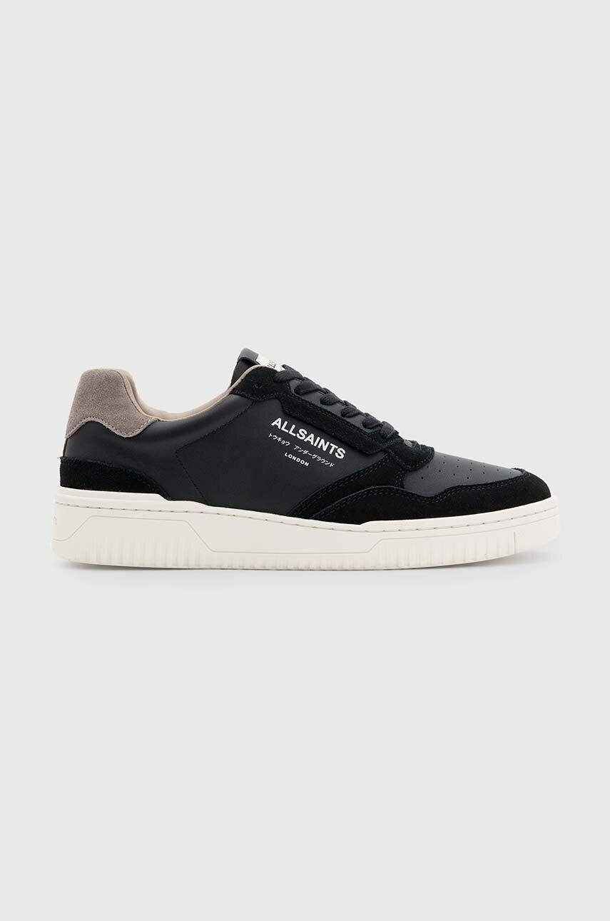

Кожаные кроссовки AllSaints Regan Low Top, черный