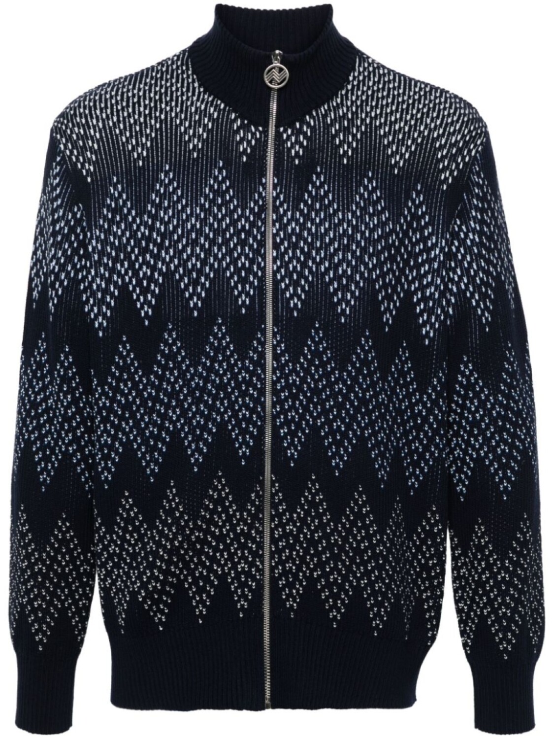 

Missoni кардиган с узором шеврон, синий