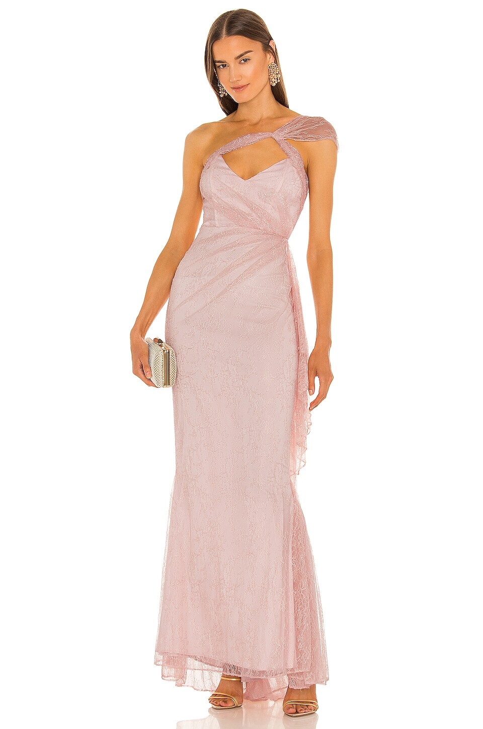 

Платье Michael Costello x REVOLVE Landon Gown, цвет Baby Pink
