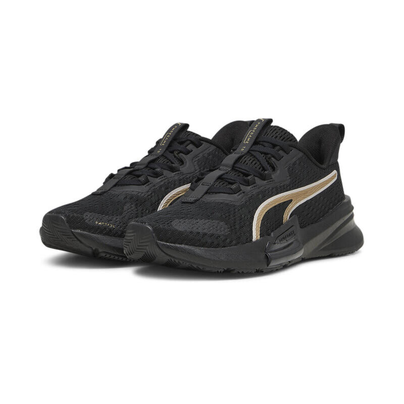 

PWRFrame TR 2 Logo Love Кроссовки женские PUMA Черный Металлик Золото Бежевый