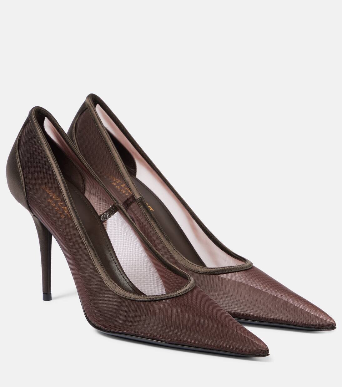 

Туфли Norma 90 Saint Laurent, цвет deep brown/gloom brown
