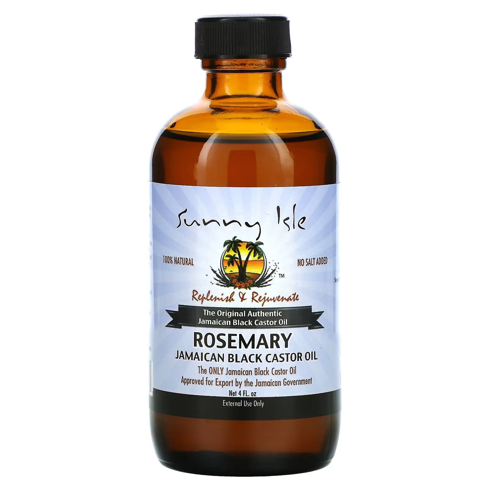 Касторовое масло ямайское черное Sunny Isle с розмарином sky organics органическое ямайское черное касторовое масло 473 мл 16 жидк унций