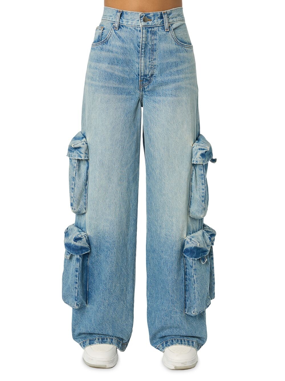 

Джинсы-карго Baggy Puff-Pocket Amiri, синий