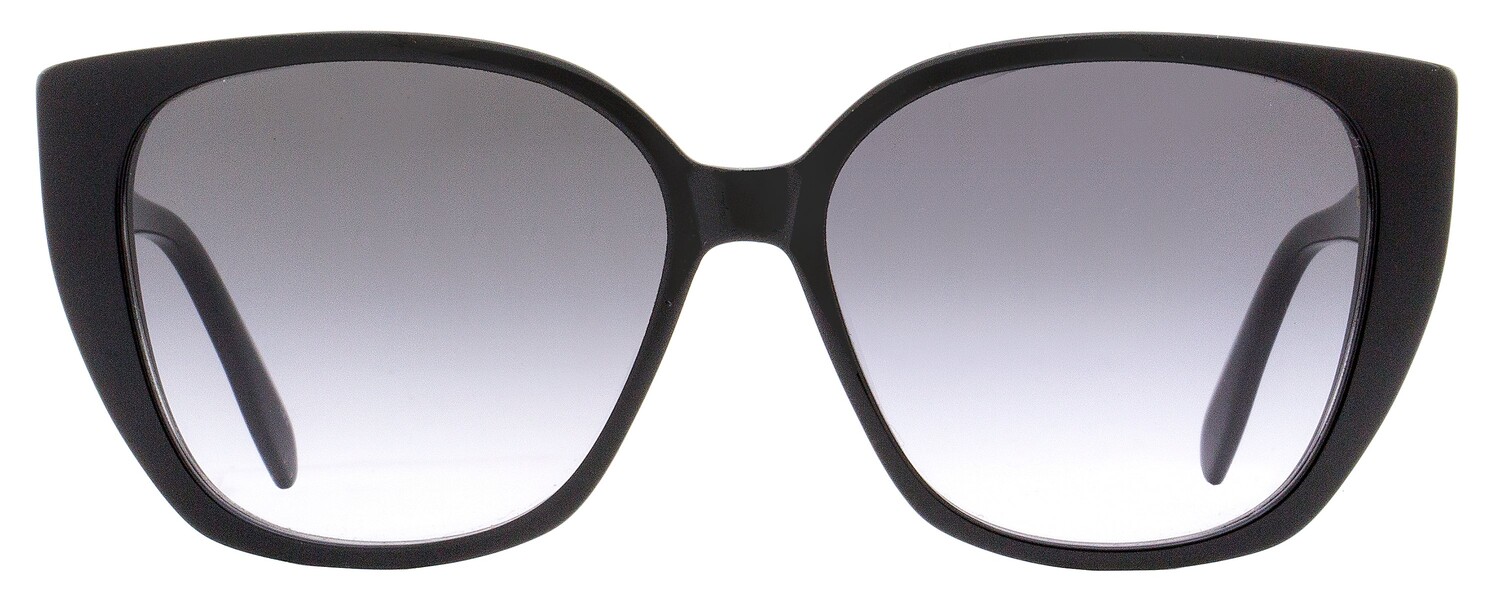 

Женские солнцезащитные очки-бабочки Alexander McQueen AM0284S цвет 002 Черные 58 мм