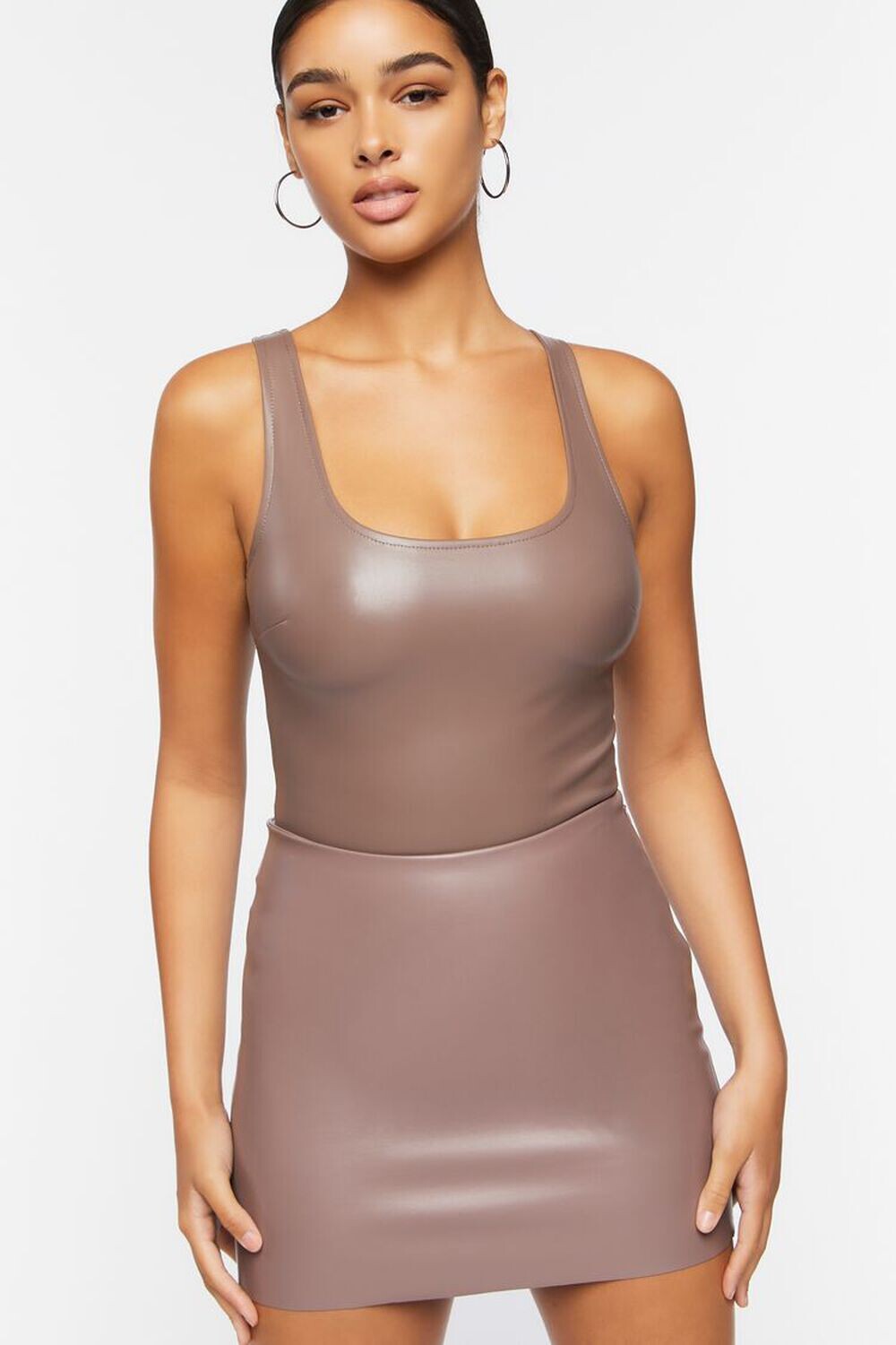 

Мини-юбка из искусственной кожи Forever 21