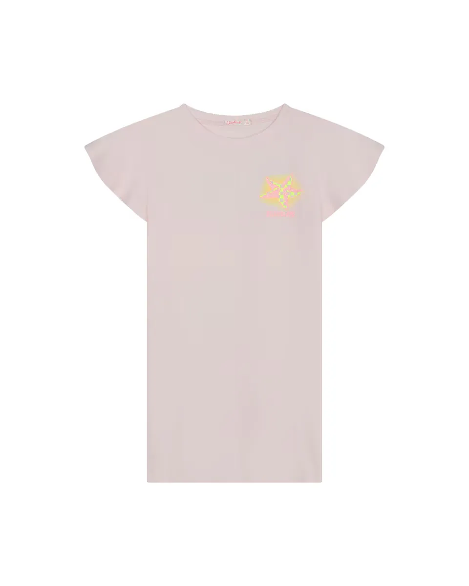 

Платье для девочки из 100% хлопка с рисунком на спине Billieblush, розовый