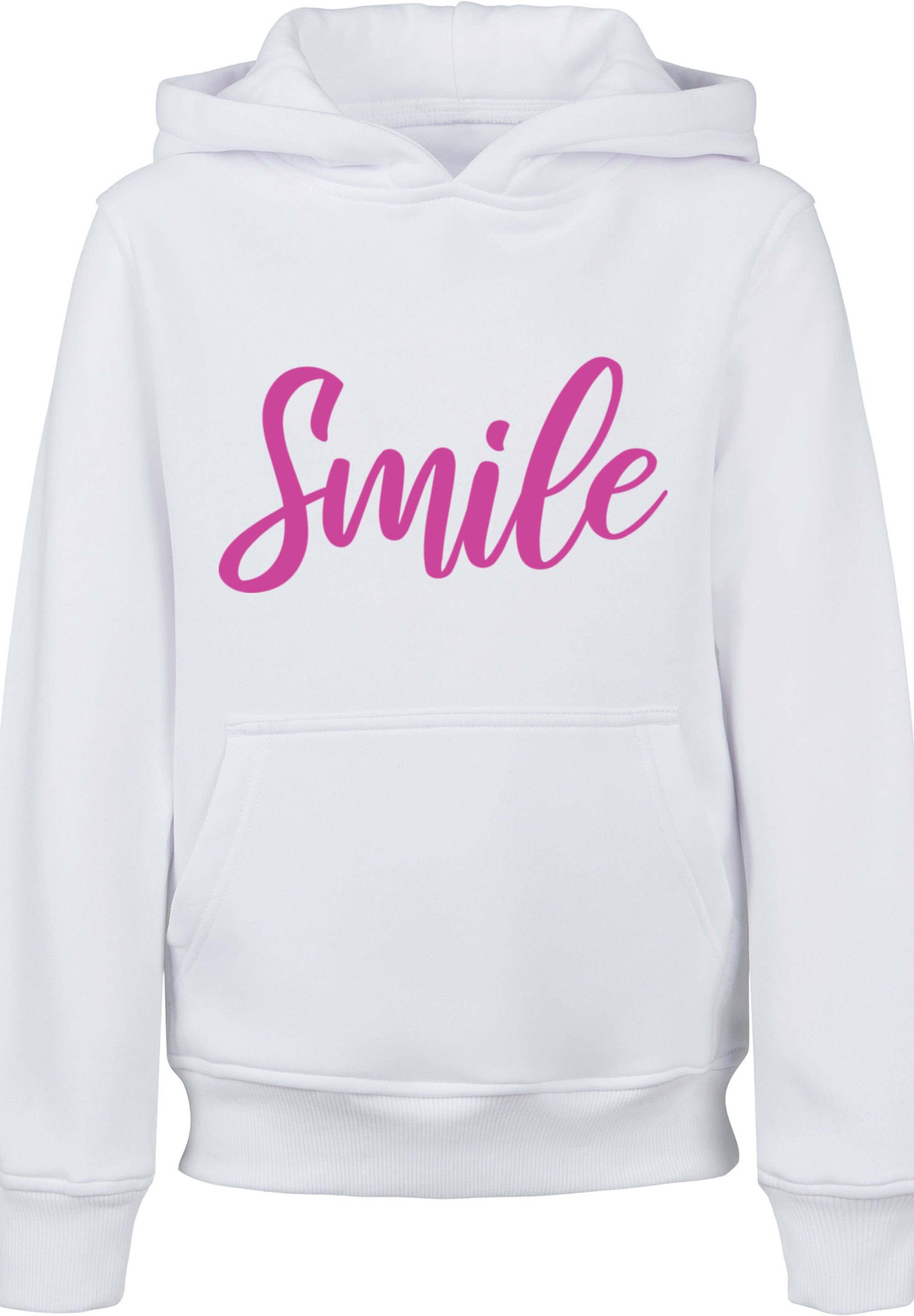 Пуловер F4NT4STIC Hoodie Pink Smile UNISEX HOODIE, белый