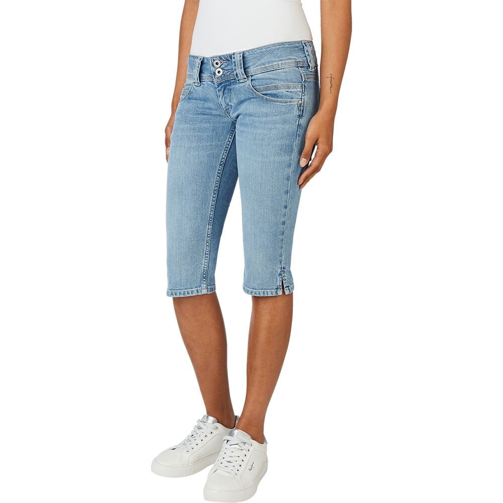 

Шорты Pepe Jeans Venus Crop, синий