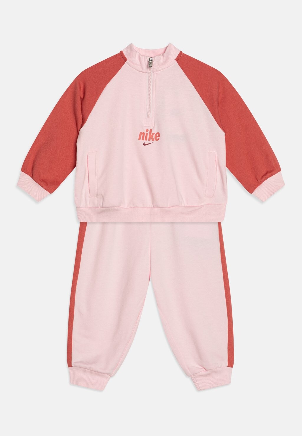 

Брюки E1D1 Half Zip Set Nike, цвет pink foam