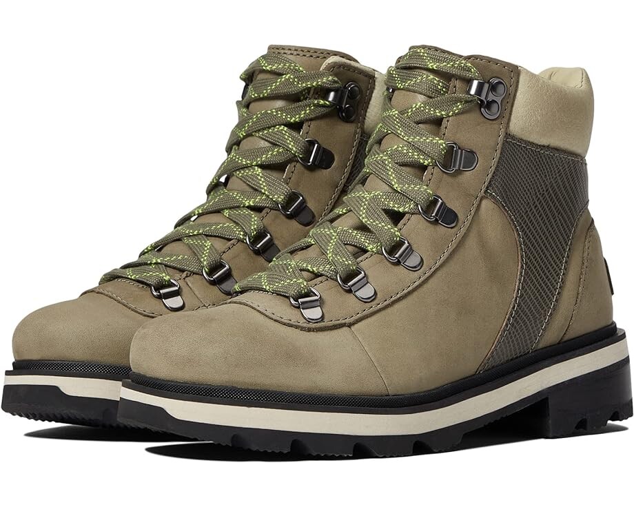 

Походная обувь SOREL Lennox Hiker STKD Waterproof, цвет Stone Green/Laurel Leaf