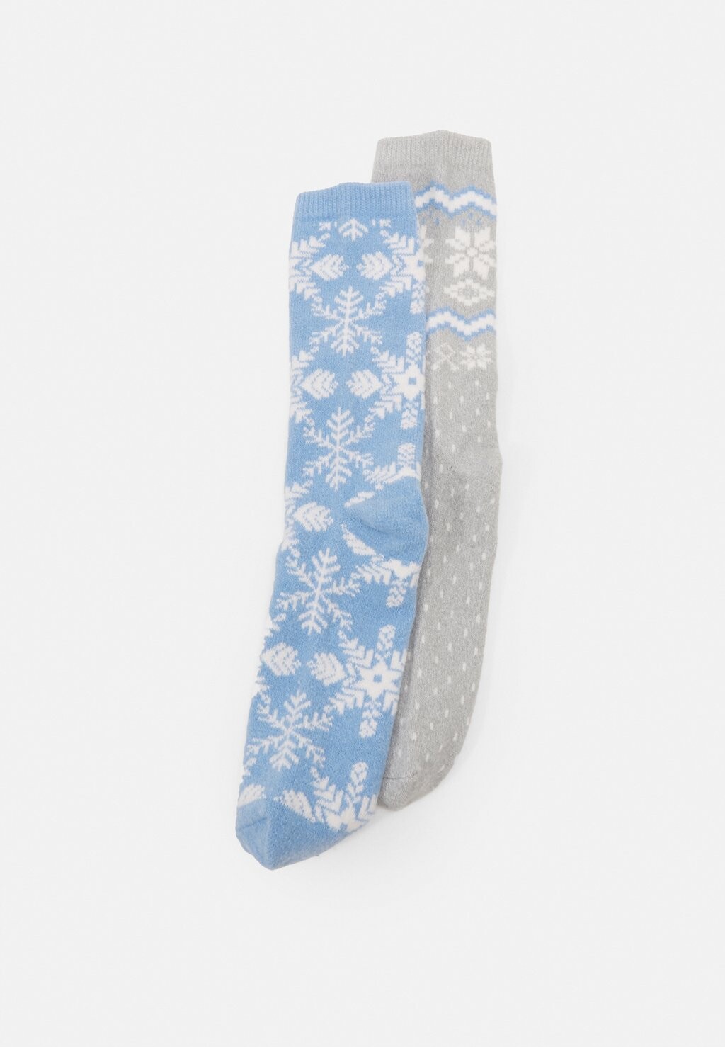 

Носки FAIRISLE 2 PACK Lindex, светло-серый меланж