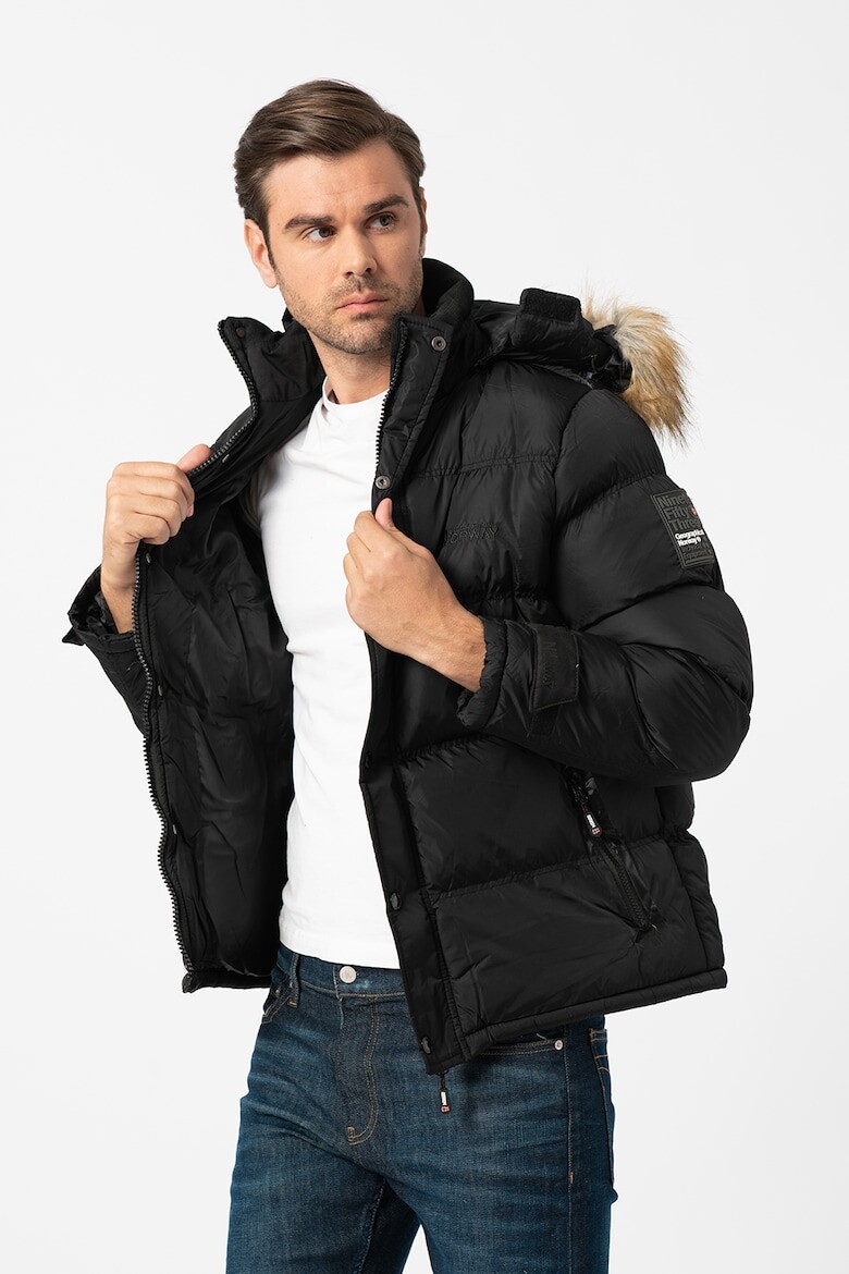 

Зимняя куртка Bonap со съемным капюшоном Geographical Norway, черный