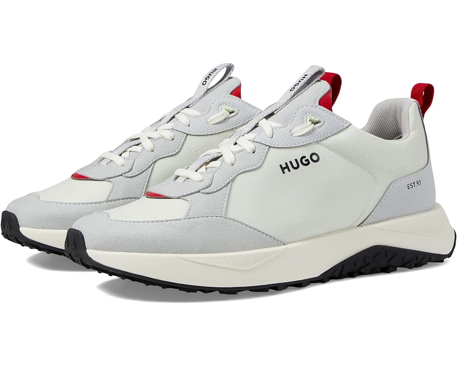 Кроссовки HUGO Kane Running Sneaker, белый кроссовки hugo kane mix material run sneaker черный